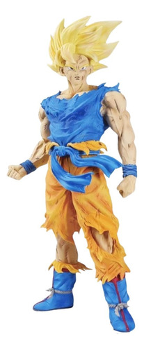 Figura Colección Grande Son Goku Saiyen Amarillo Dragon Ball