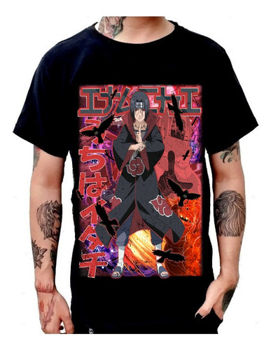 Playera Naruto Itachi Uchiha Amaterasu Husbando