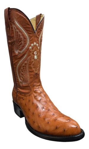 Bota El General Piel Avestruz De Primera Original Vaquera 30