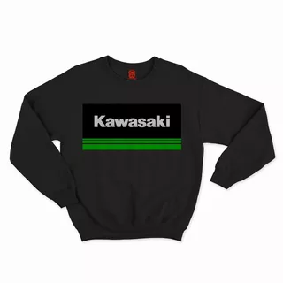 Polera De Franela Con Motivo Kawasaki