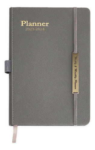 Cuaderno Planificador Con Calendario Rayado (gy) 2023-2024,