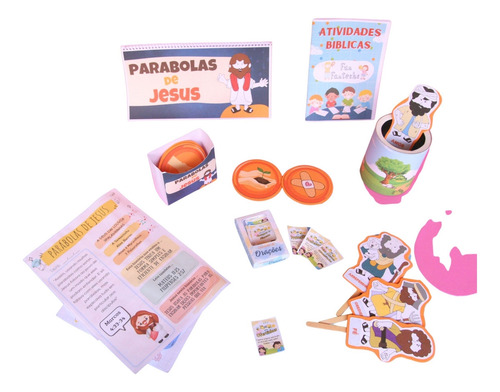 Kit De Recursos Visuais Bíblicos - Parábolas De Jesus