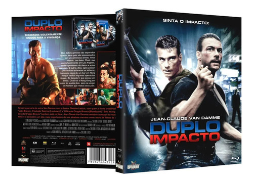 Blu-ray Duplo Impacto - Van Damme - Filme Dublado Enluvado
