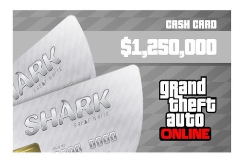 Gta Great White Shark Cash Card 1250000 Usd - Pc 