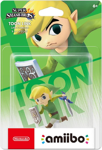 Amiibo Toon Link Super Smash Bros Serie Nuevo Sellado