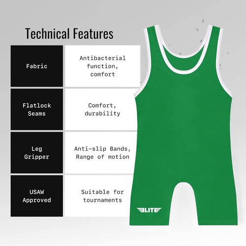 Singlets De Lucha Libre Hombres, Singlet Estándar Unif...