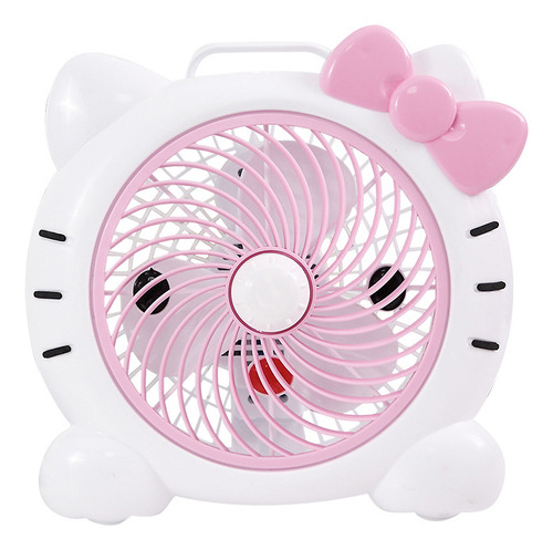 Bonito Ventilador De Escritorio De Escritorio Meow Con Dibuj