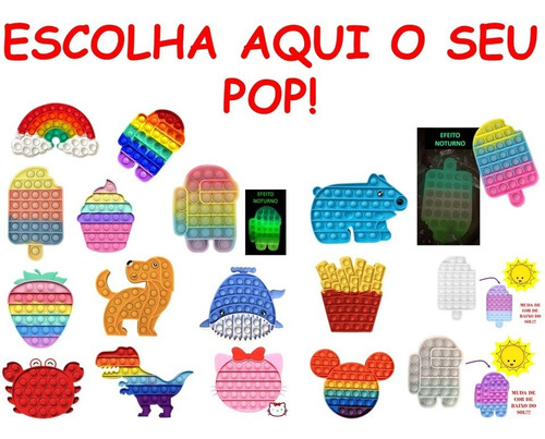 Imagem 1 de 2 de Pop-it Fidget Toy Empurre Pop Bolha Autismo Anti-stress