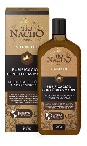 Tio Nacho Shampoo Purificación Con Células Madre 415ml