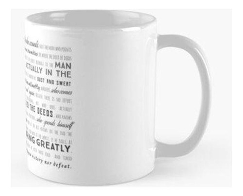 Taza Audazmente Cita De Roosevelt Calidad Premium