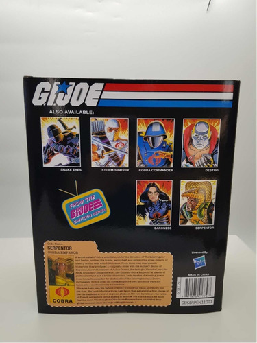 Gi Joe Cobra Serpentor, Estatua Escala 1/8 Pcs Collectibles (Usado)