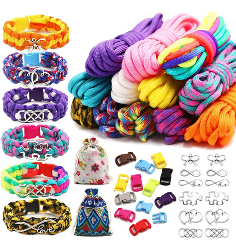 Ccooly Paracord Kit Para Hacer Pulseras De La Amistad - Haz 