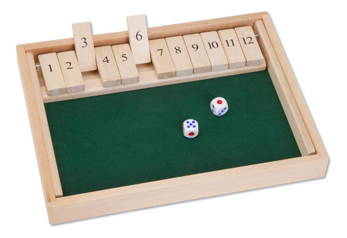 Bits And Pieces - Juego Grande Shut The Box - Juego De Mesa 