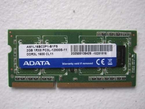Memória RAM  2GB 1 Adata AM1L16BC2P1-B1FS