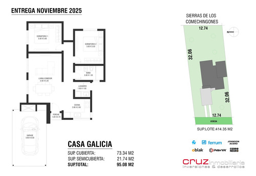 Casa De 95m2 En Villa De Merlo, San Luis - Preventa
