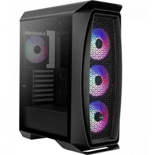 Imagem 4 de 10 de Gabinete Gamer Mid Tower Rgb Aero One Frost Preto Aerocool