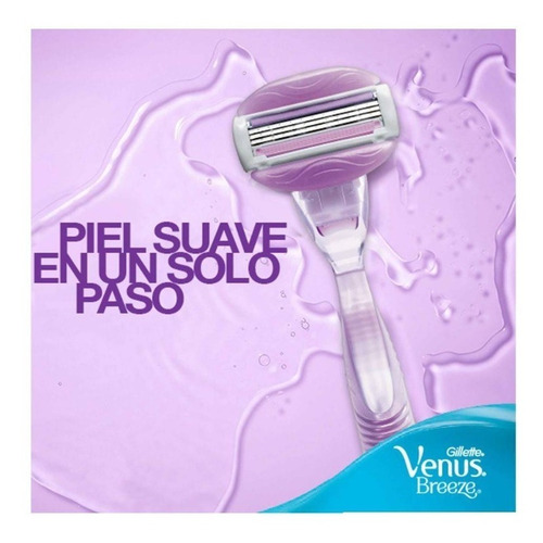 Rastrillo Gillette Venus Mujer Set 5 Cartuchos Y 1 Rastrillo