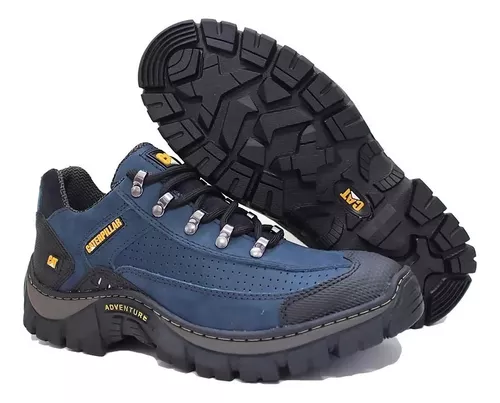 Bota Caterpillar Original Coturno em Couro Legitimo