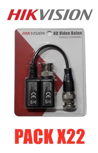 Balun Pasivo Hikvision 5mp  Pack X 22 Pares Tienda9cl