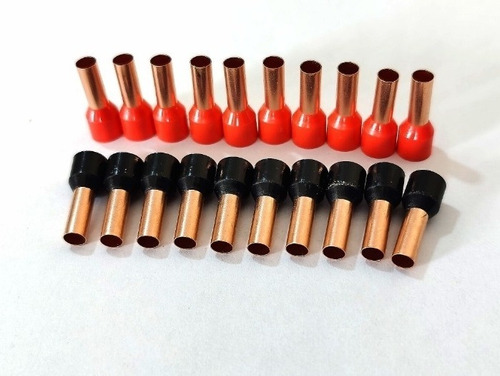 Ferrules Calibre 8 100% Cobre Ebac 20 Piezas 