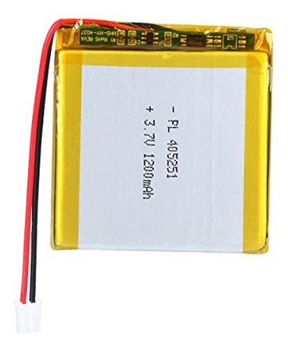 Bateria Lipo 3.7v 1200mah 405251 Recargable Jst Conector