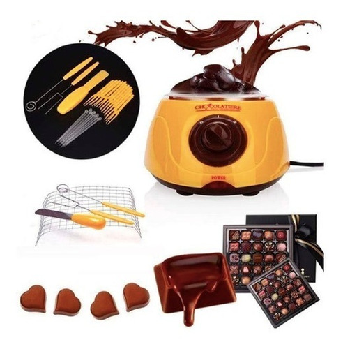 Olla Chocolatera Electrica Fondue Maquina Derretir Chocolate