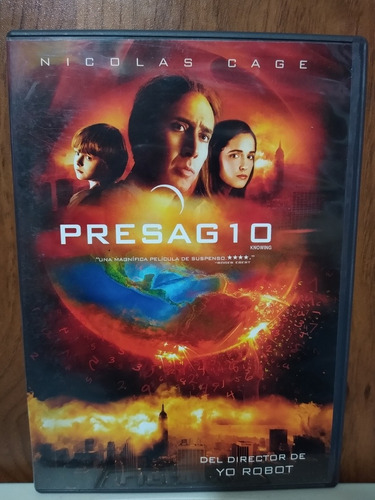 Presagio Knowing Dvd Nicolas Cage 