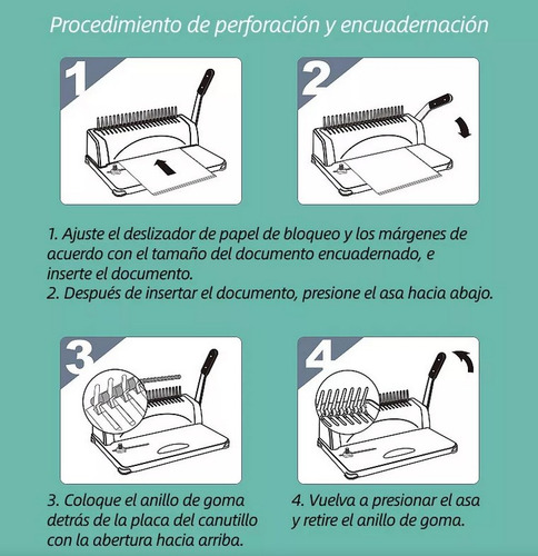 Encuadernadora Espiral Plástico