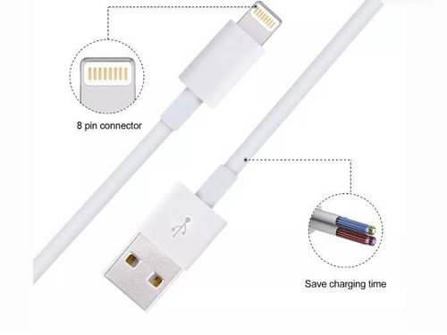 Cable Cargador iPhone Usb Datos Lightning iPhone iPad