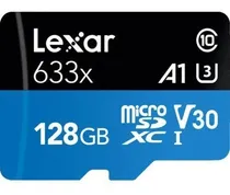 Comprar Tarjeta micro SD 128 GB Lexar A1 C10 4k Drone Gopro Smartphone