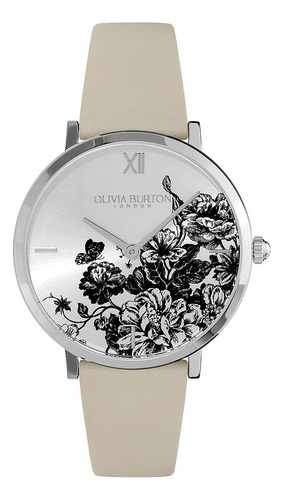 Relógio Olivia Burton Feminino Couro Pérola Antiga 24000113