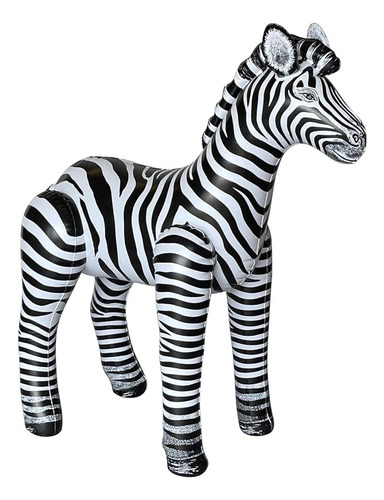 Decoración Safari Zebra Gigante Inflable Fiesta 