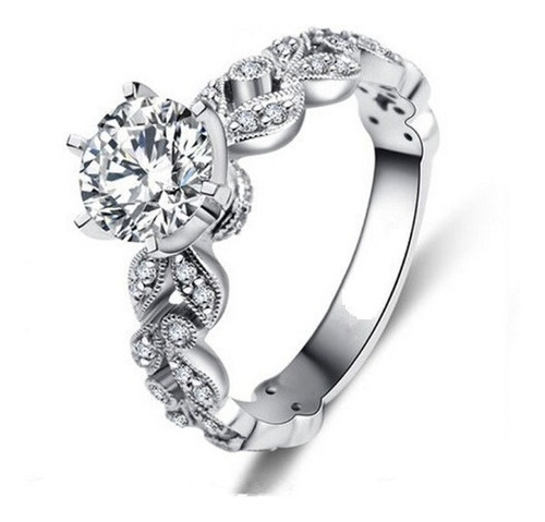 Imagen 3 de 6 de Hermoso Anillo De Compromiso Swarov Elements Griego C/envío
