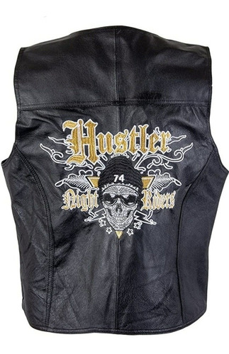 Hustler Chaleco De Piel Para Caballero. Harley D, Afflictn. 