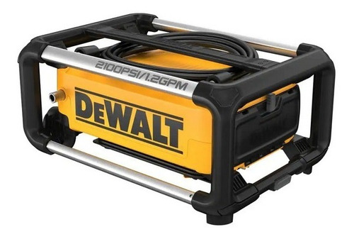 Hidrolavadora Eléctrica Dewalt Agua Fría 2100 Psi 1.2 Gpm Color Amarillo