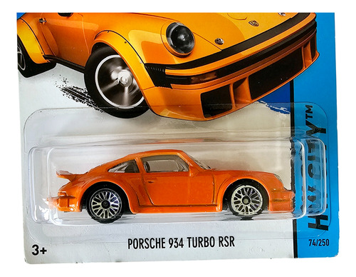 Hot Wheels 2014 Porsche 934 Turbo Rsr Naranja 74/250 Naranja
