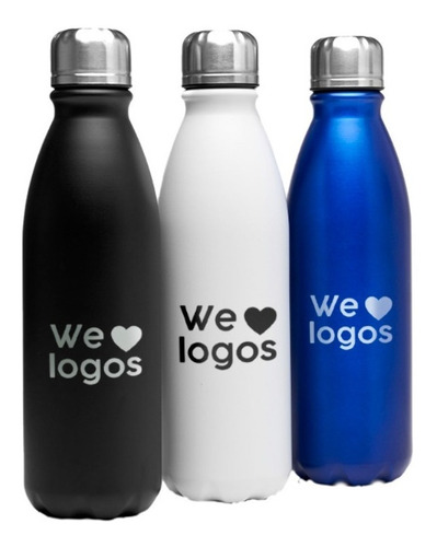 Botella Deportiva Agua Personalizado Logo Entrega Inmediata