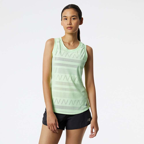 Musculosa Mujer New Balance Q Speed Jacquard Tank Wt13276