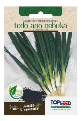Sementes De Cebolinha Todo Ano Nebuka Allium Fitulosum