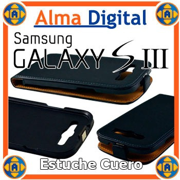 Estuche Cuero Samsung S3 Forro Protector Funda I9300 Siii