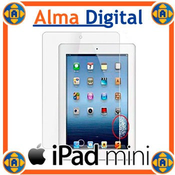 Lamina Protector Pantalla iPad Mini Transparente Antihuella