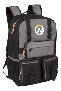 Overwatch Mvp Laptop School Backpack, Blackgray,