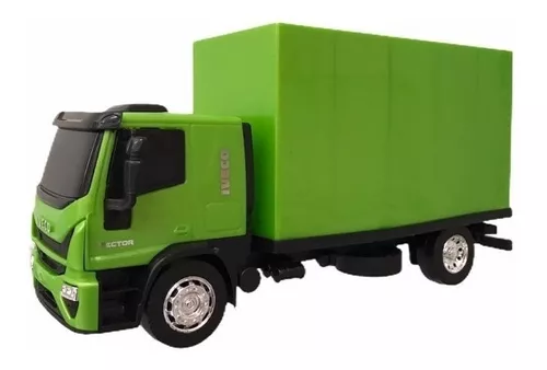 Caminhão Iveco Baú Acessórios Usual Brinquedo Miniatura