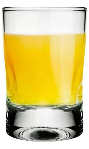 Vaso de vidrio triturado de 240 ml Ref:7017, kit con 12