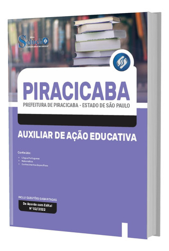 Apostila Concurso Piracicaba Sp Auxiliar De Ação Educativa