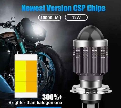 Luces Leds Con Lupa  Para Moto Y Carros 