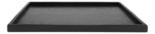 Bandeja De Té De 35 X 24 Cm, Forma Rectangular, Madera Maciz