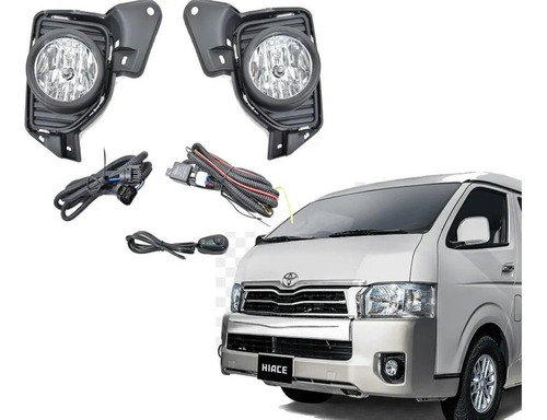 Kit Faros De Niebla Toyota Hiace 14-18 , Switch Y Focos