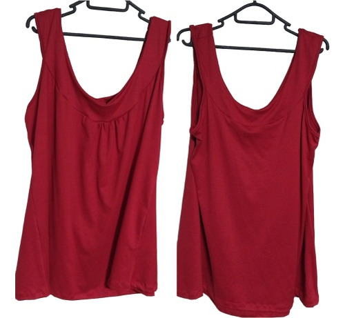 Musculosa En Talle Especial Roja 