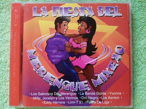 Eam Cd La Fiesta Del Merengue Mixeao 1995 Eddy Herrera Oro 